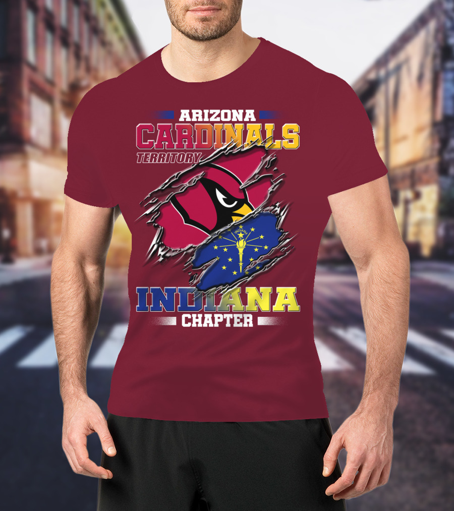 Arizona Cardinals Territory Indiana Chapter T-Shirt