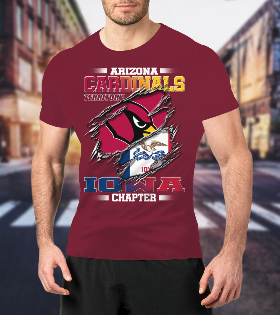Arizona Cardinals Territory Iowa Chapter T-Shirt