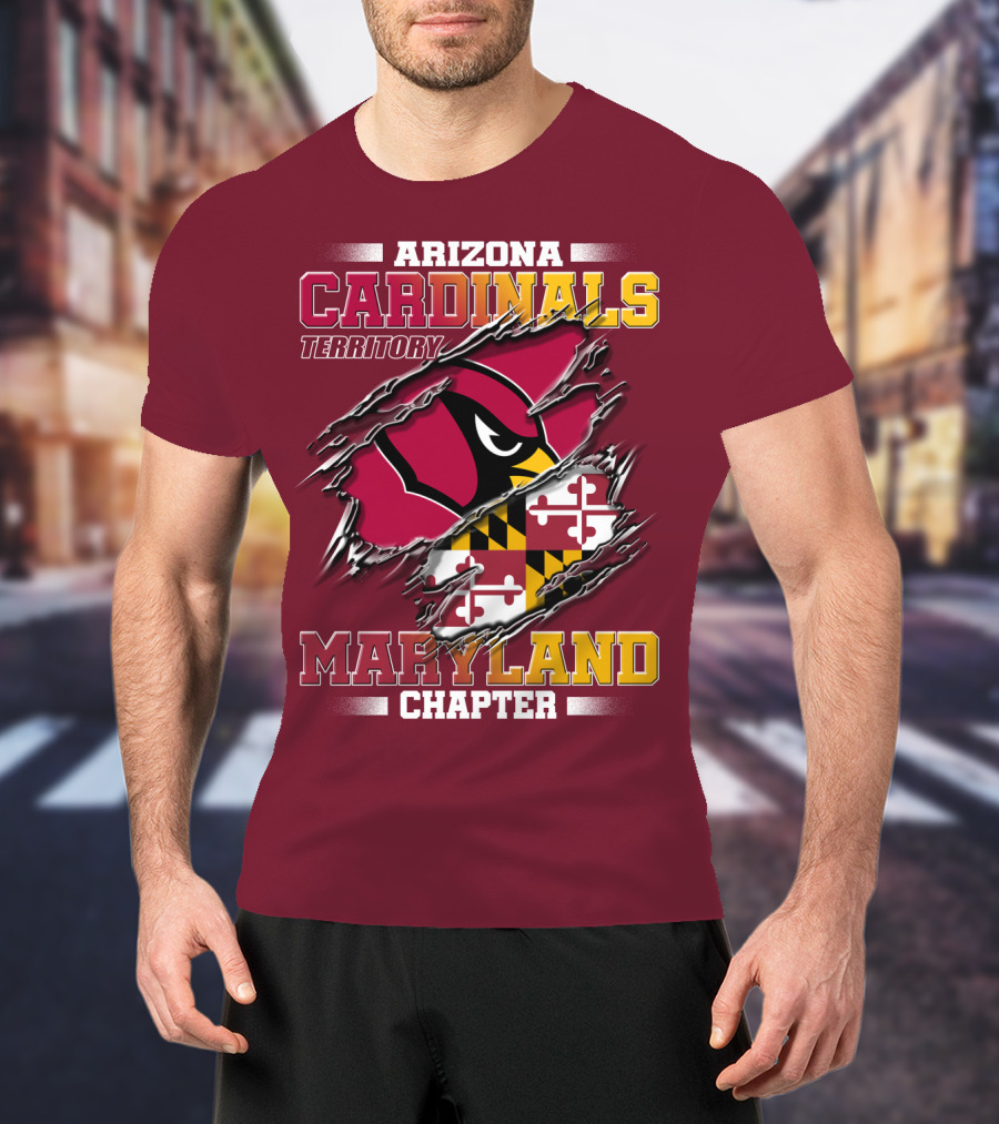 Arizona Cardinals Territory Maryland Chapter T-Shirt