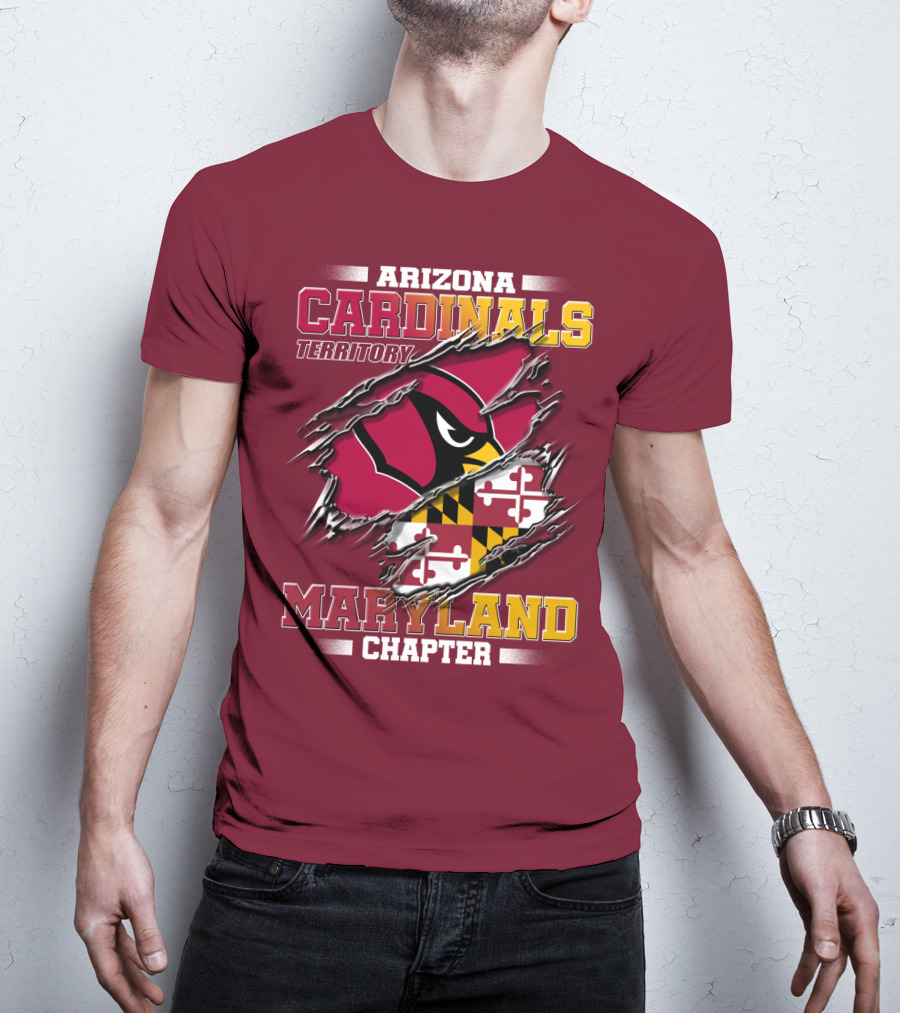 Arizona Cardinals Territory Maryland Chapter T-Shirt