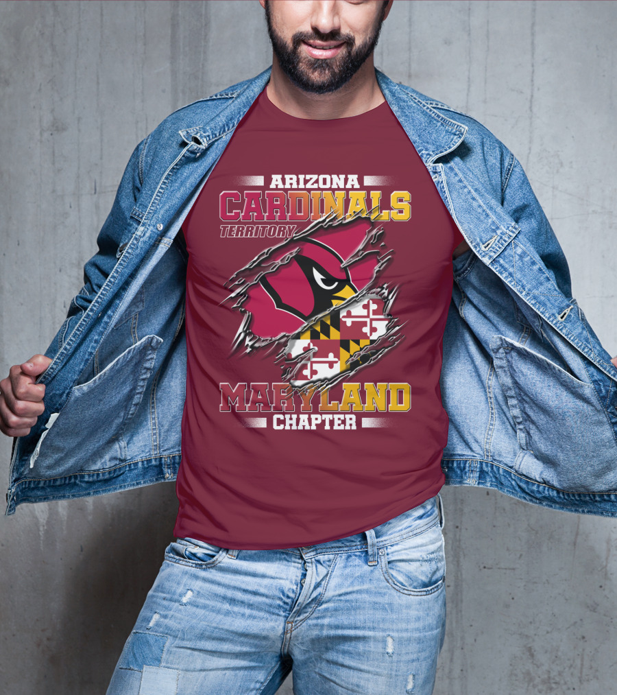 Arizona Cardinals Territory Maryland Chapter T-Shirt