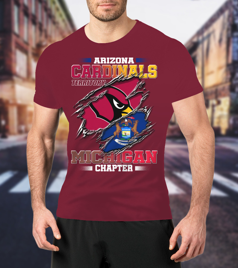 Arizona Cardinals Territory Michigan Chapter T-Shirt