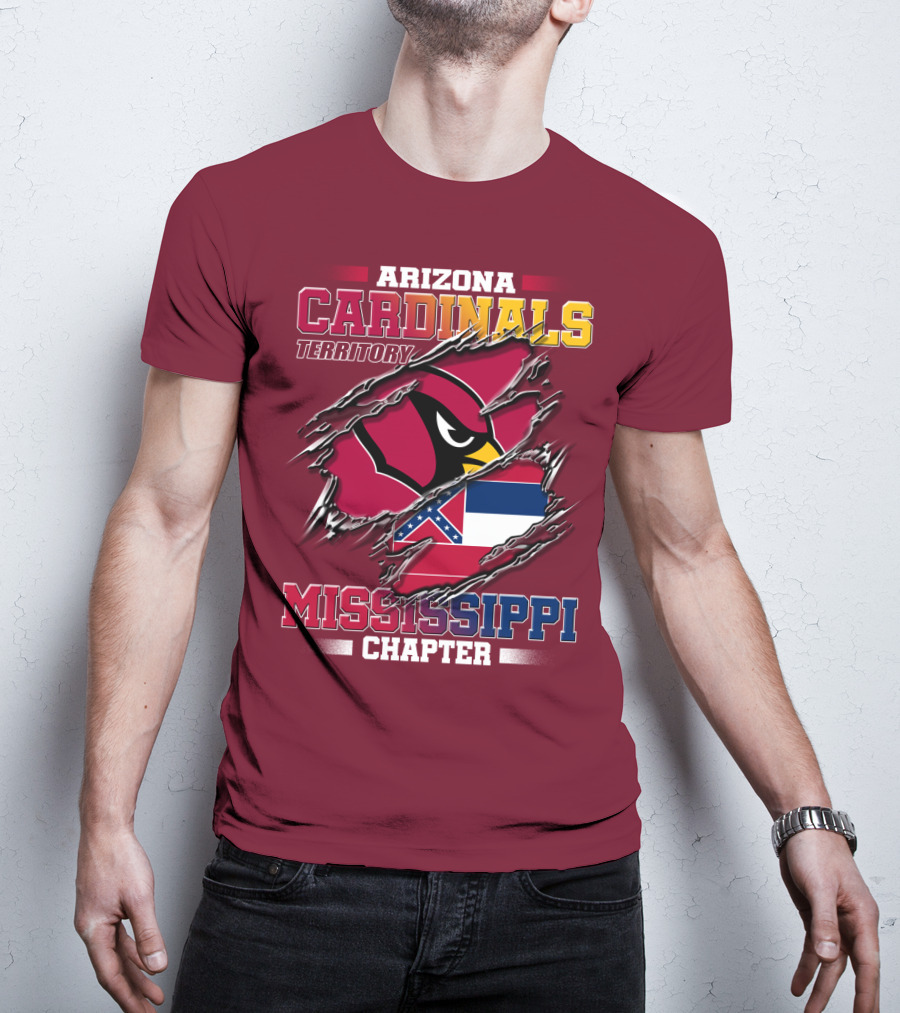 Arizona Cardinals Territory Mississippi Chapter T-Shirt