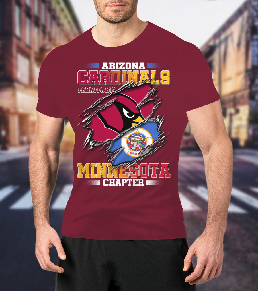 Arizona Cardinals Territory Minnesota Chapter T-Shirt
