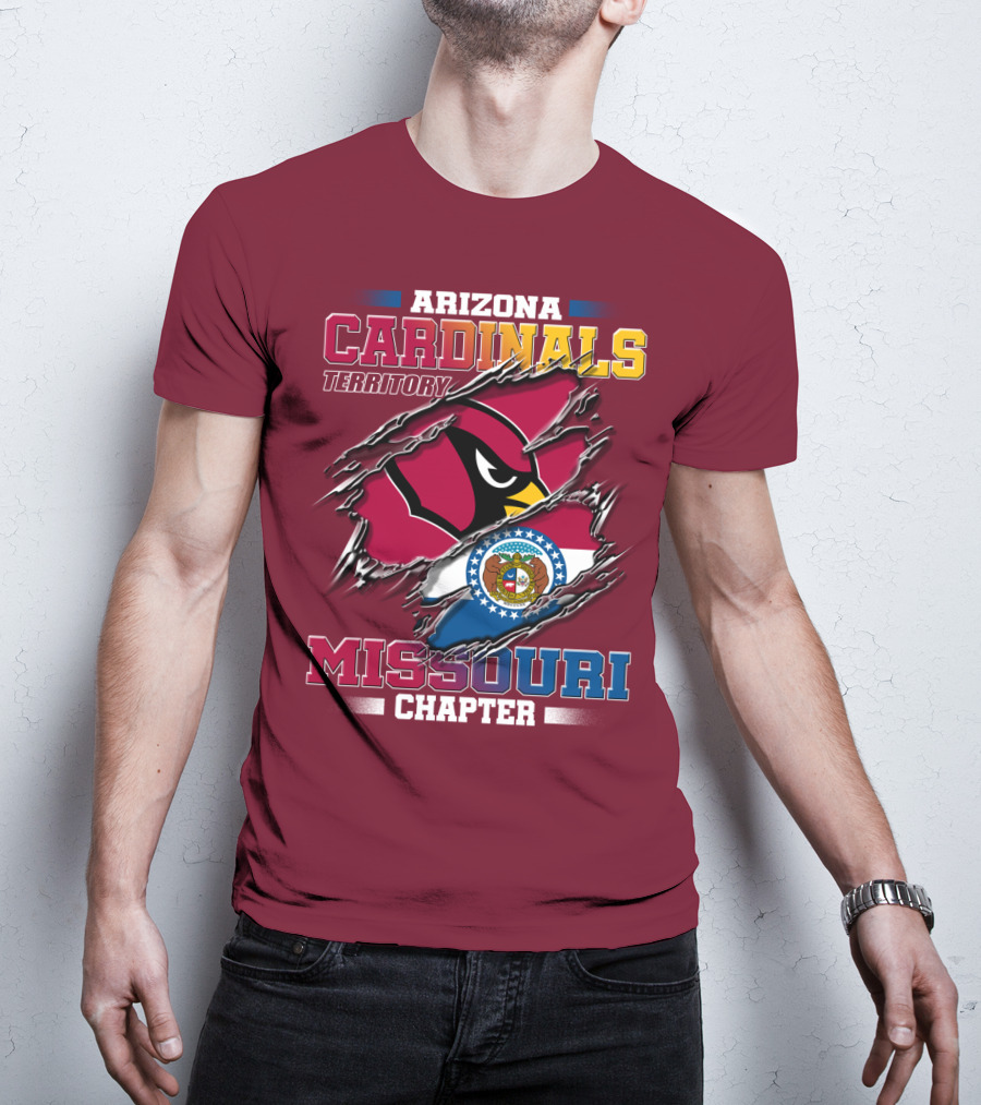 Arizona Cardinals Territory Missouri Chapter T-Shirt