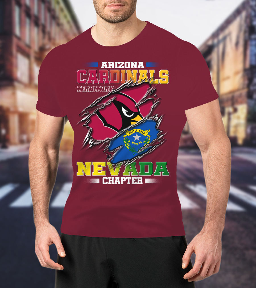 Arizona Cardinals Territory Nevada Chapter T-Shirt