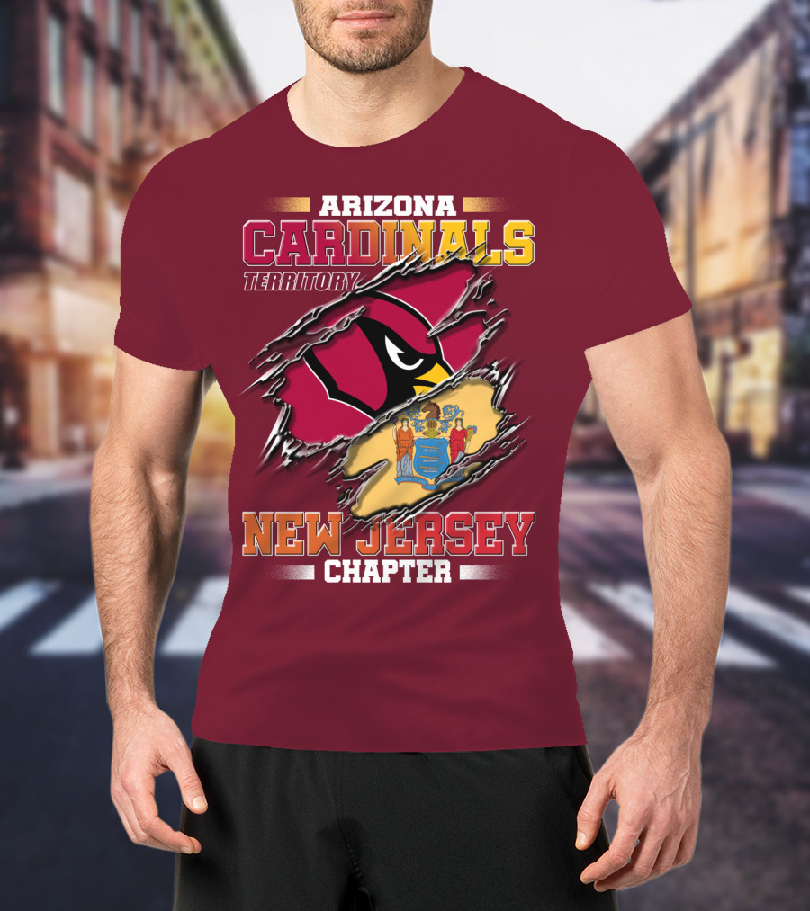 Arizona Cardinals Territory New Jersey Chapter T-Shirt