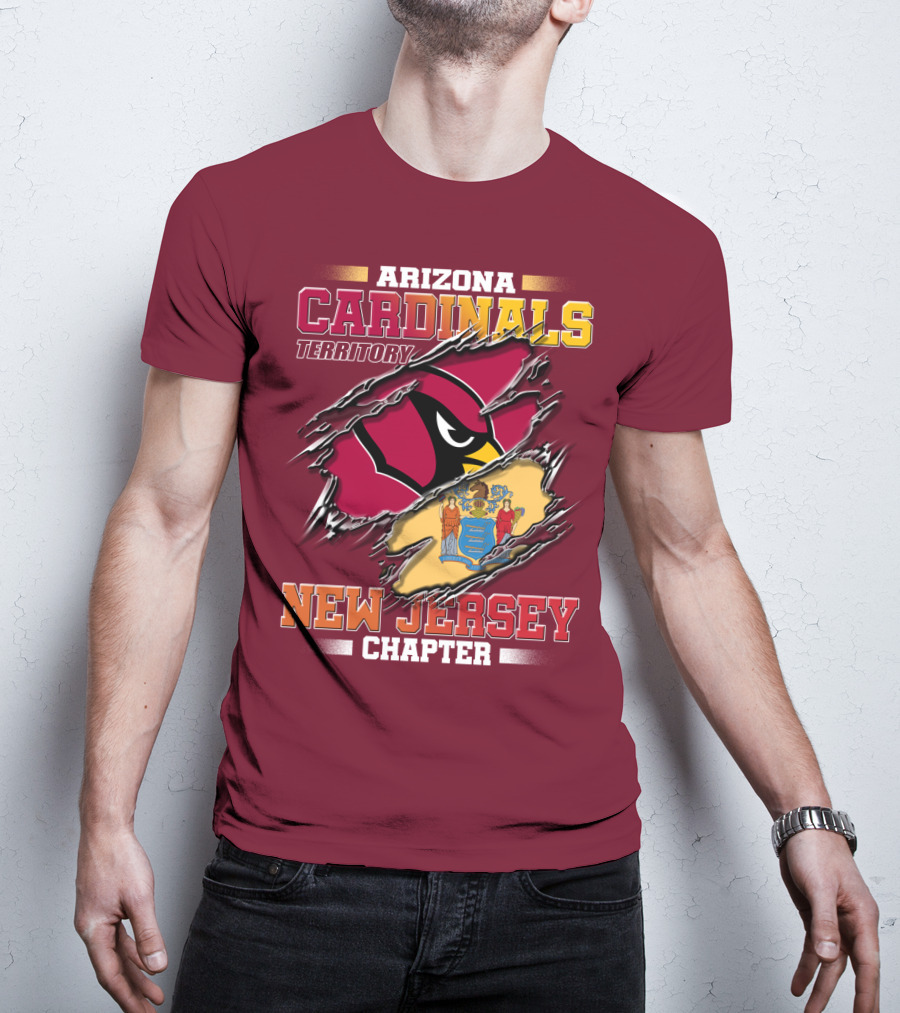 Arizona Cardinals Territory New Jersey Chapter T-Shirt