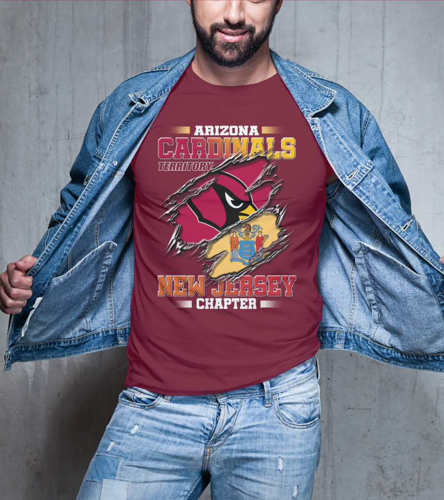 Arizona Cardinals Territory New Jersey Chapter T-Shirt