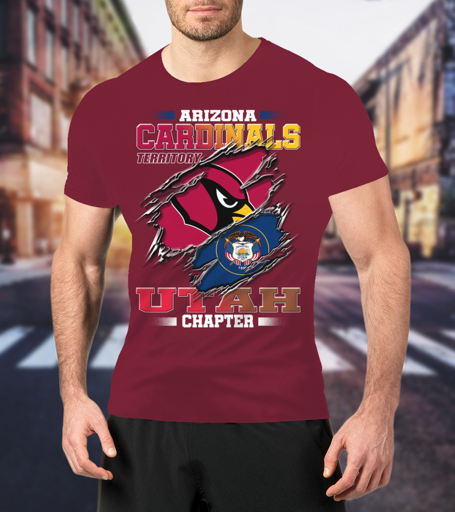 Arizona Cardinals Territory Utah Chapter T-Shirt