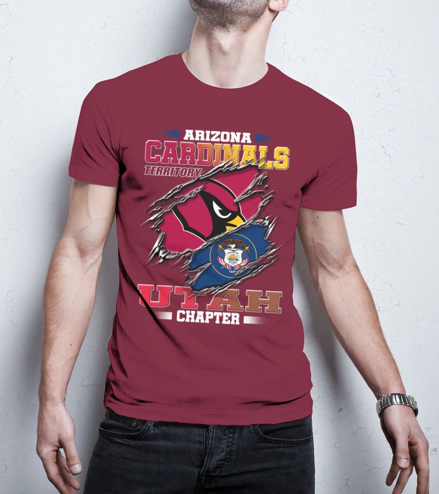 Arizona Cardinals Territory Utah Chapter T-Shirt