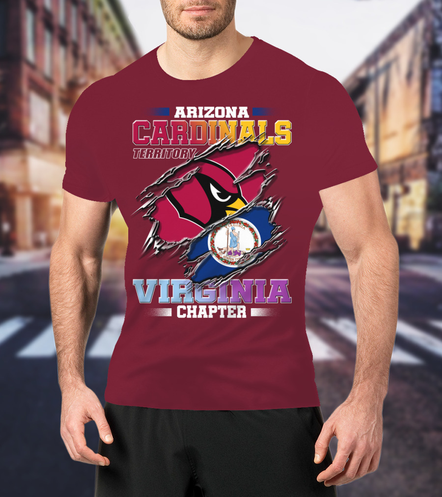 Arizona Cardinals Territory Virginia Chapter T-Shirt