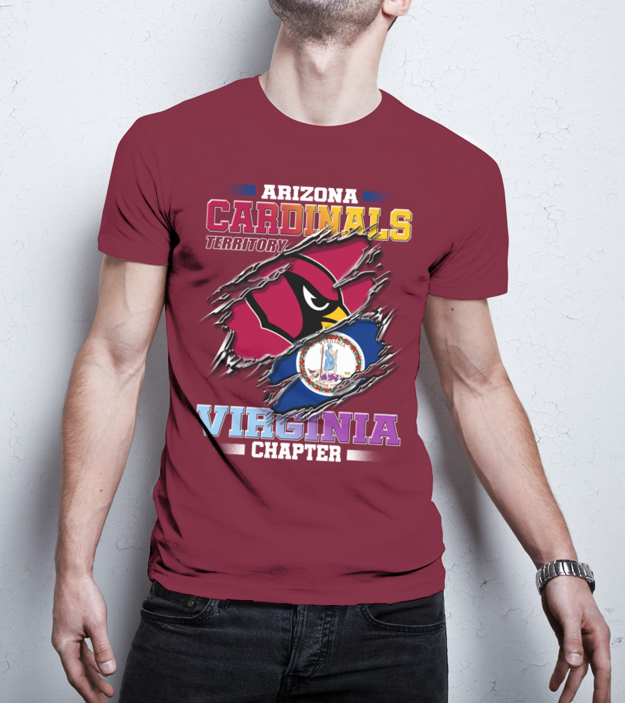 Arizona Cardinals Territory Virginia Chapter T-Shirt