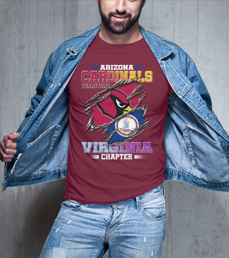 Arizona Cardinals Territory Virginia Chapter T-Shirt
