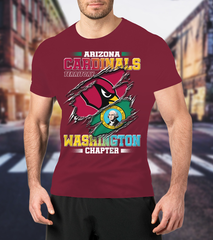 Arizona Cardinals Territory Washington Chapter T-Shirt