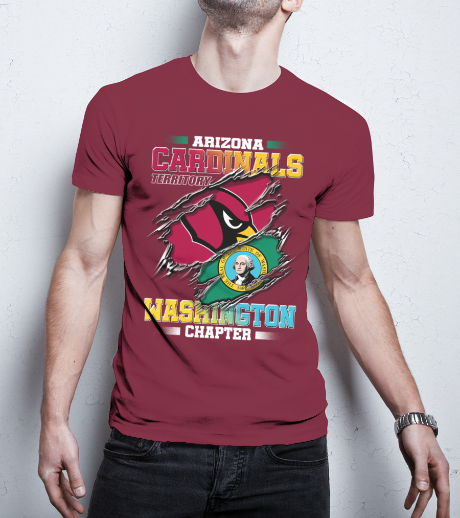 Arizona Cardinals Territory Washington Chapter T-Shirt