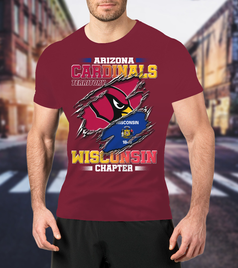 Arizona Cardinals Territory Wisconsin Chapter T-Shirt