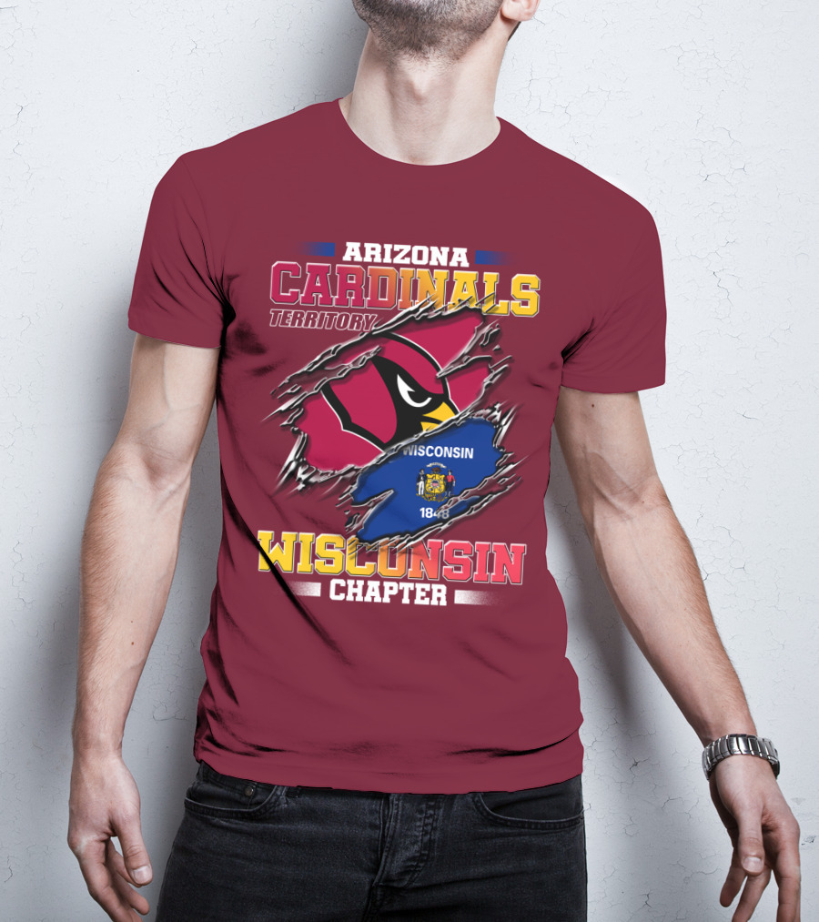 Arizona Cardinals Territory Wisconsin Chapter T-Shirt