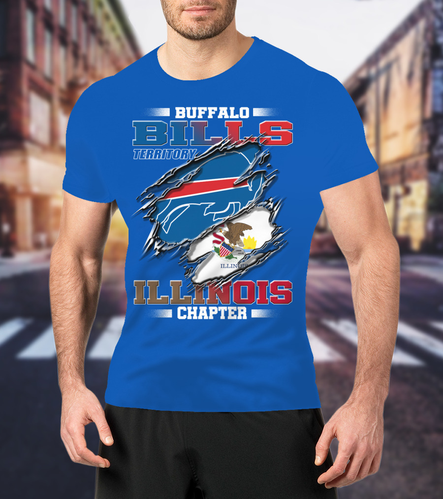 Buffalo Bills Territory Illinois Chapter T-Shirt