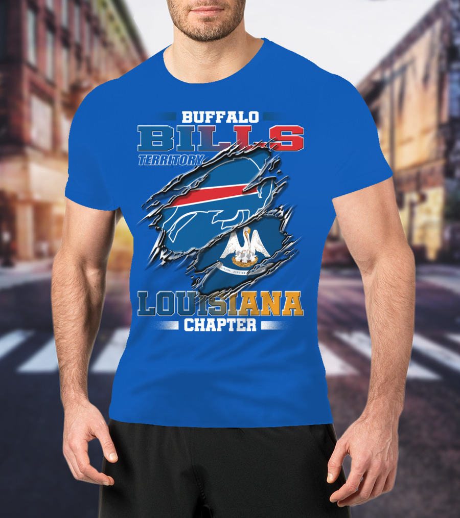 Buffalo Bills Territory Louisiana Chapter T-Shirt