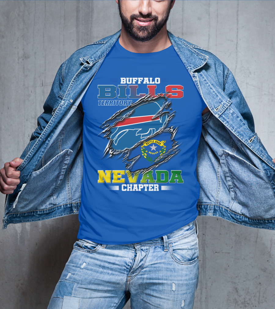 Buffalo Bills Territory Nevada Chapter Battle Born T-Shirt