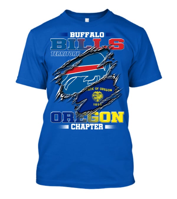 Buffalo Bills Territory Oregon Chapter State Of Oregon 1859 T-Shirt
