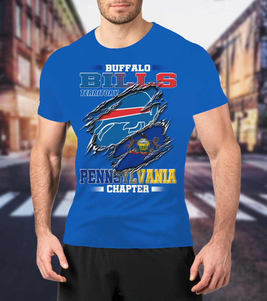 Buffalo Bills Territory Pennsylvania Chapter T-Shirt