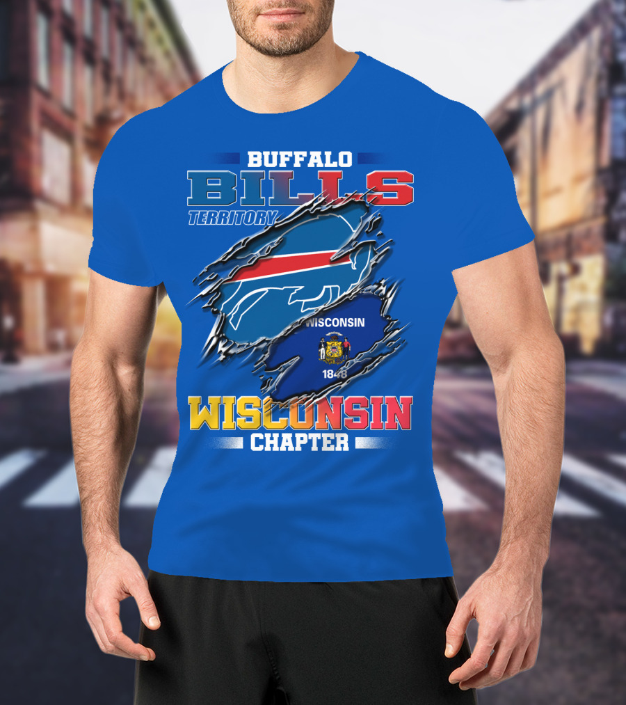 Buffalo Bills Territory Wisconsin Chapter 1848 T-Shirt