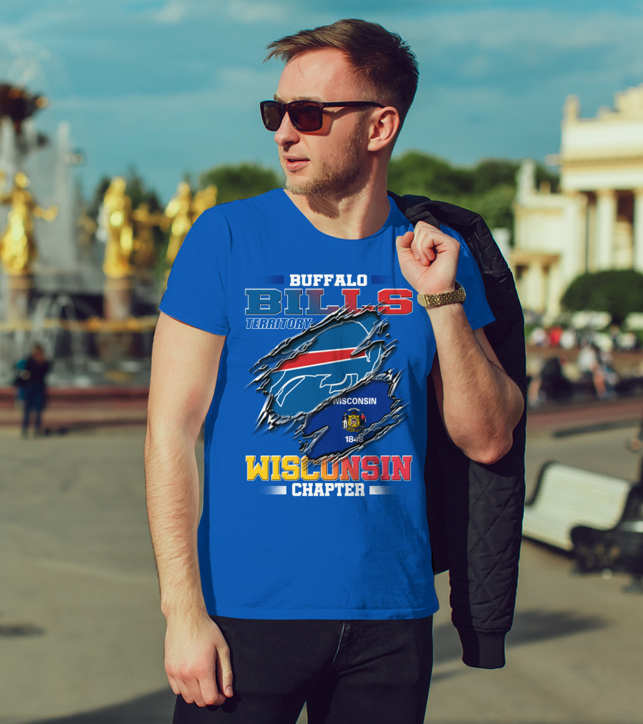 Buffalo Bills Territory Wisconsin Chapter 1848 T-Shirt