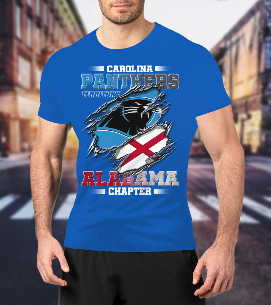 Carolina Panthers Territory Alabama Chapter T-Shirt