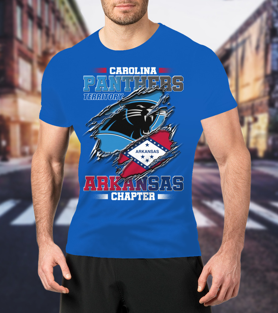 Carolina Panthers Territory Arkansas Chapter T-Shirt