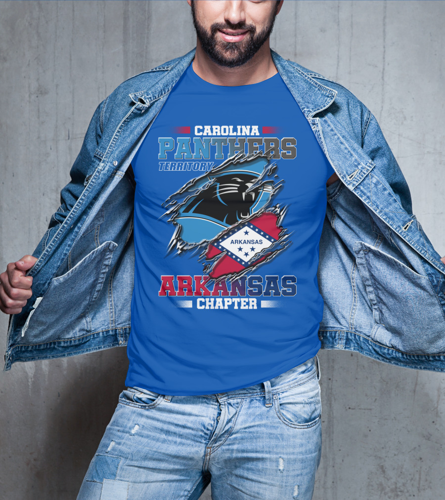 Carolina Panthers Territory Arkansas Chapter T-Shirt