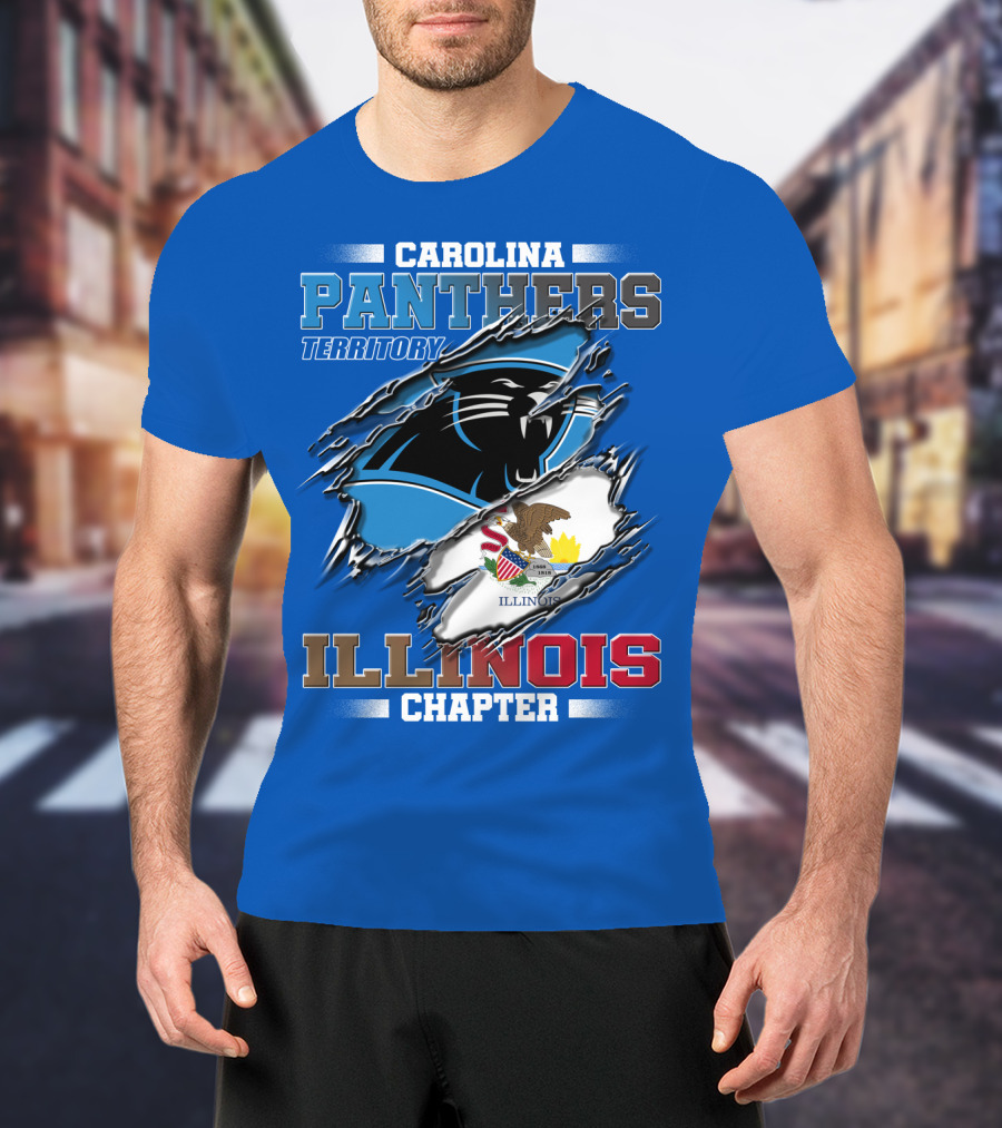 Carolina Panthers Territory Illinois Chapter T-Shirt