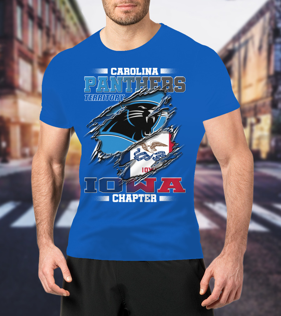 Carolina Panthers Territory Iowa Chapter T-Shirt