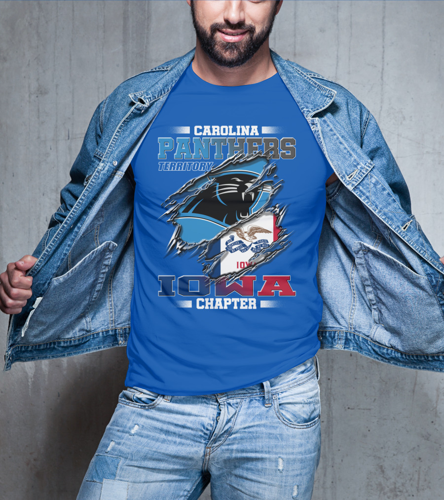Carolina Panthers Territory Iowa Chapter T-Shirt