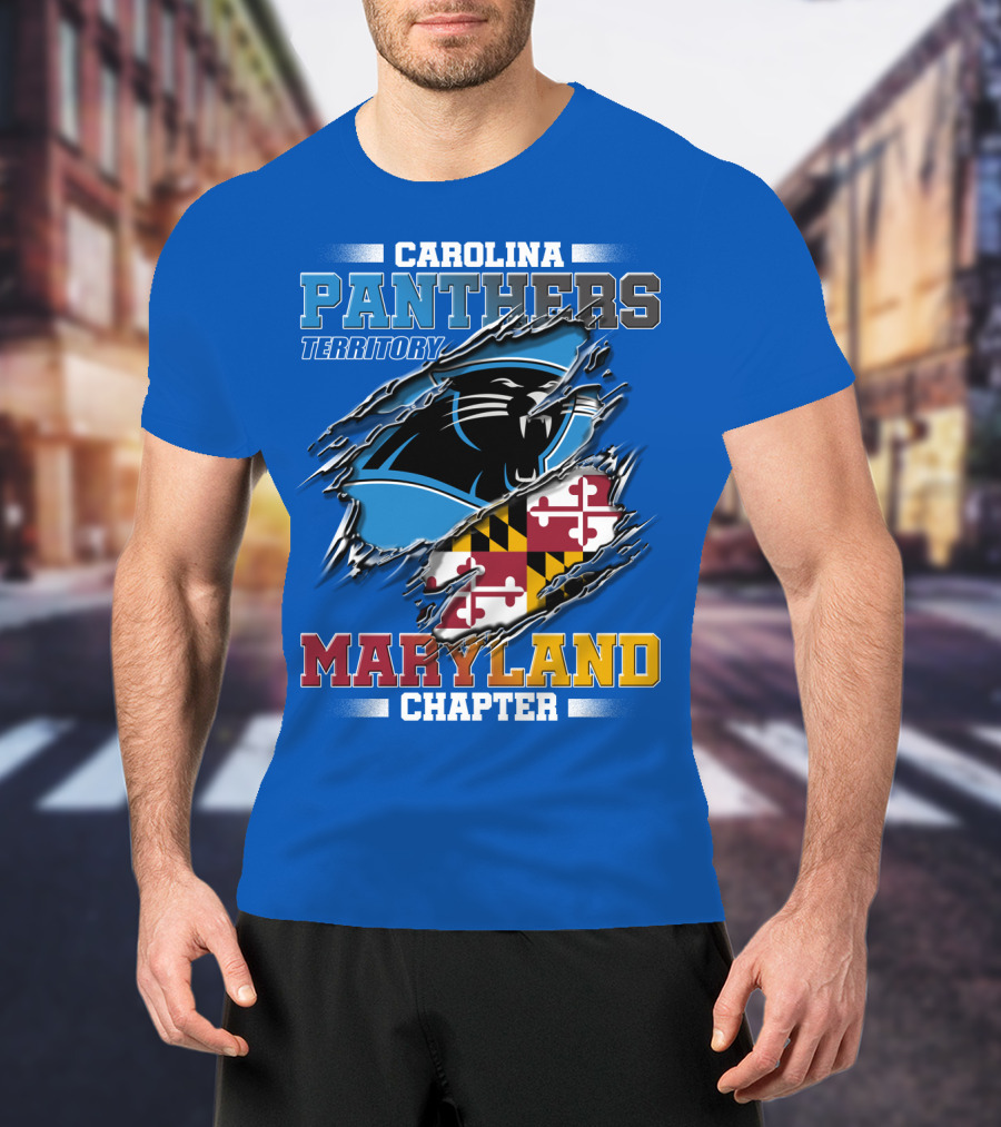 Carolina Panthers Territory Maryland Chapter T-Shirt