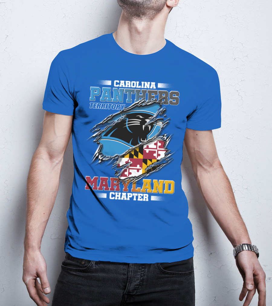 Carolina Panthers Territory Maryland Chapter T-Shirt