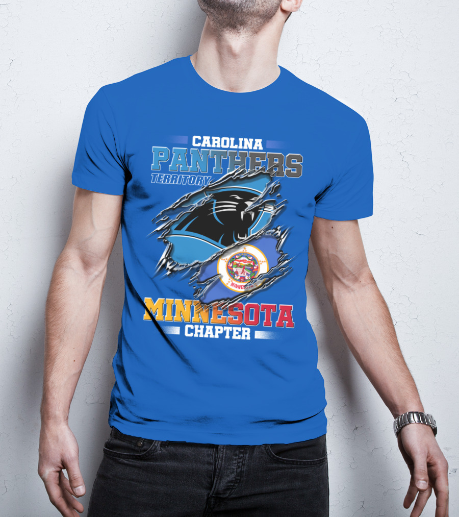Carolina Panthers Territory Minnesota Chapter T-Shirt