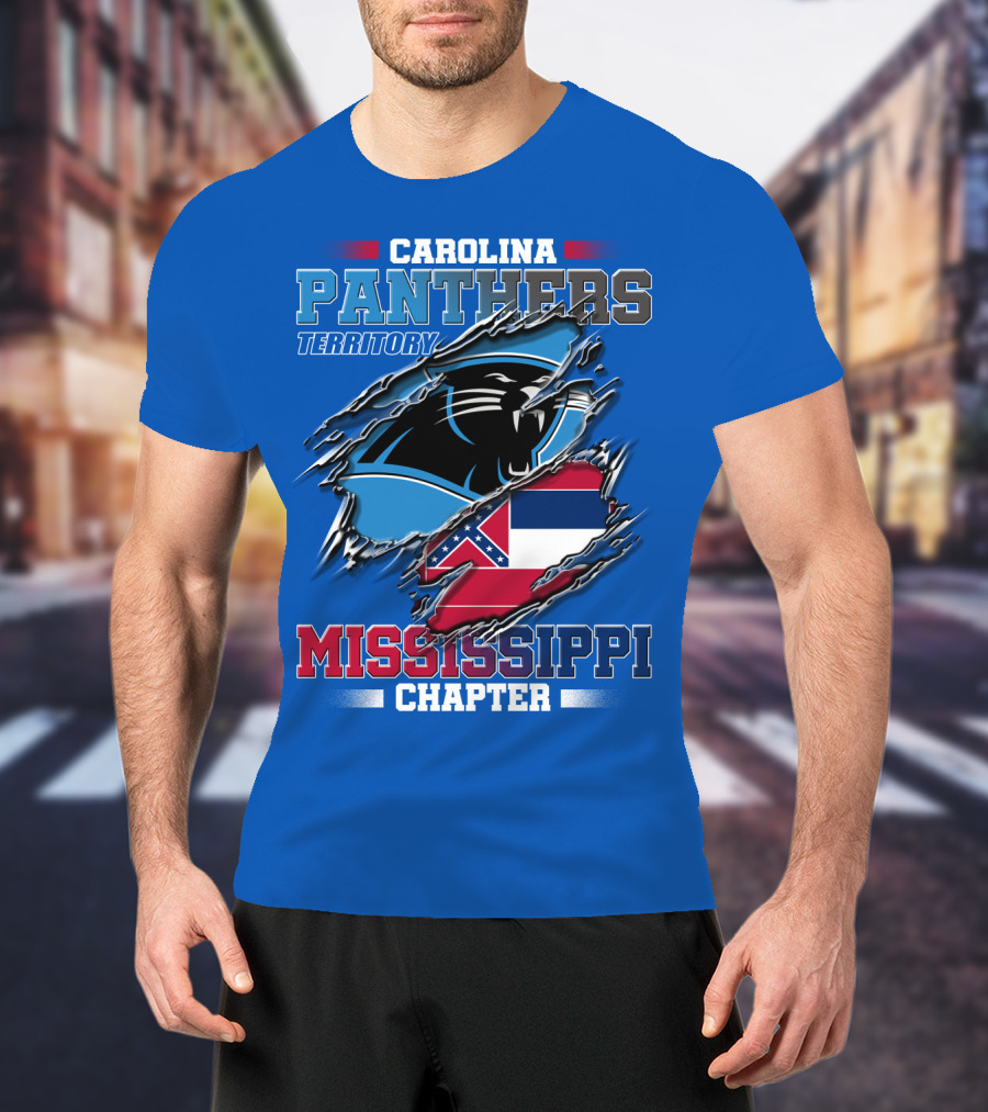 Carolina Panthers Territory Mississippi Chapter T-Shirt