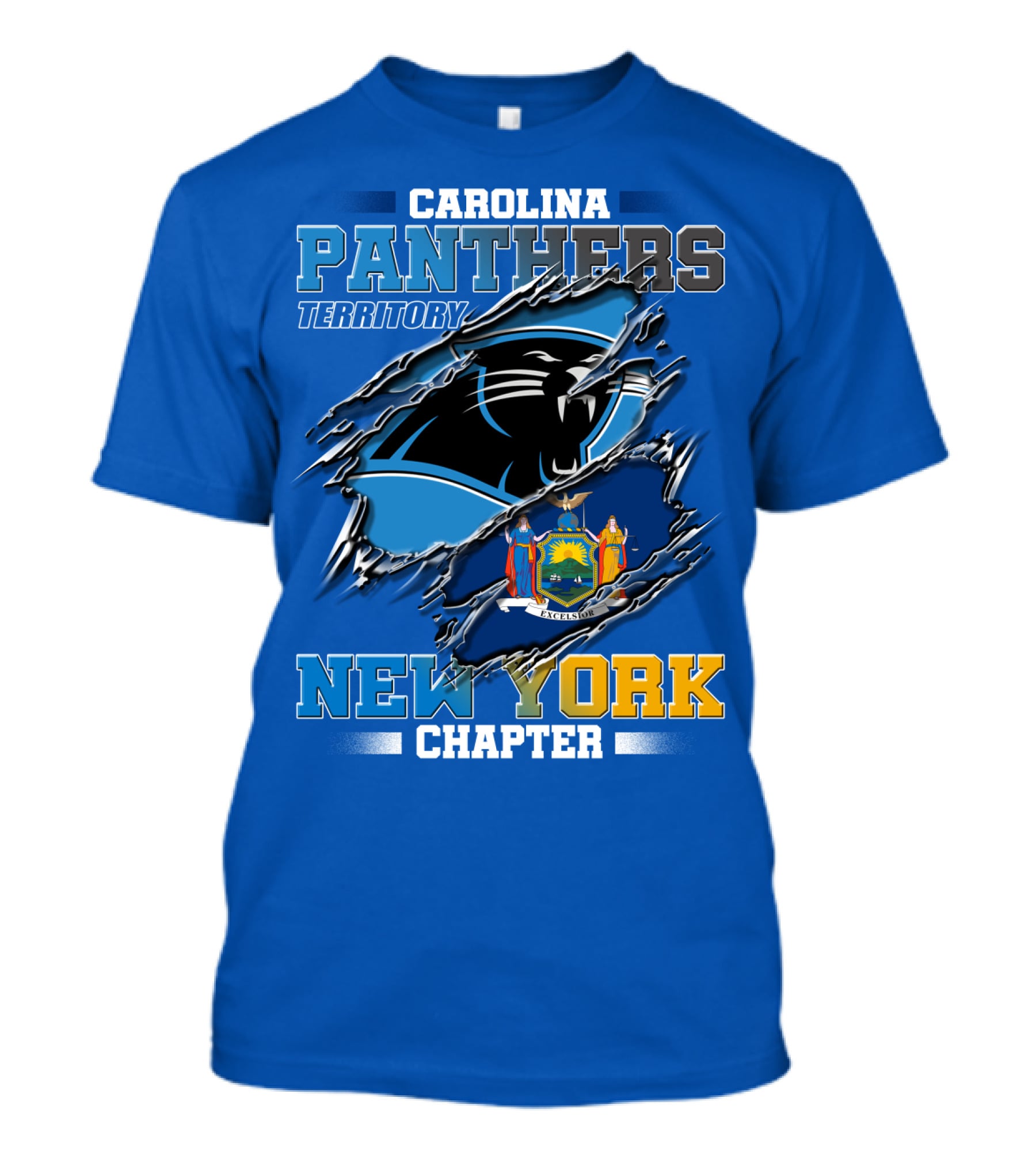 Carolina Panthers Territory New York Chapter T-Shirt
