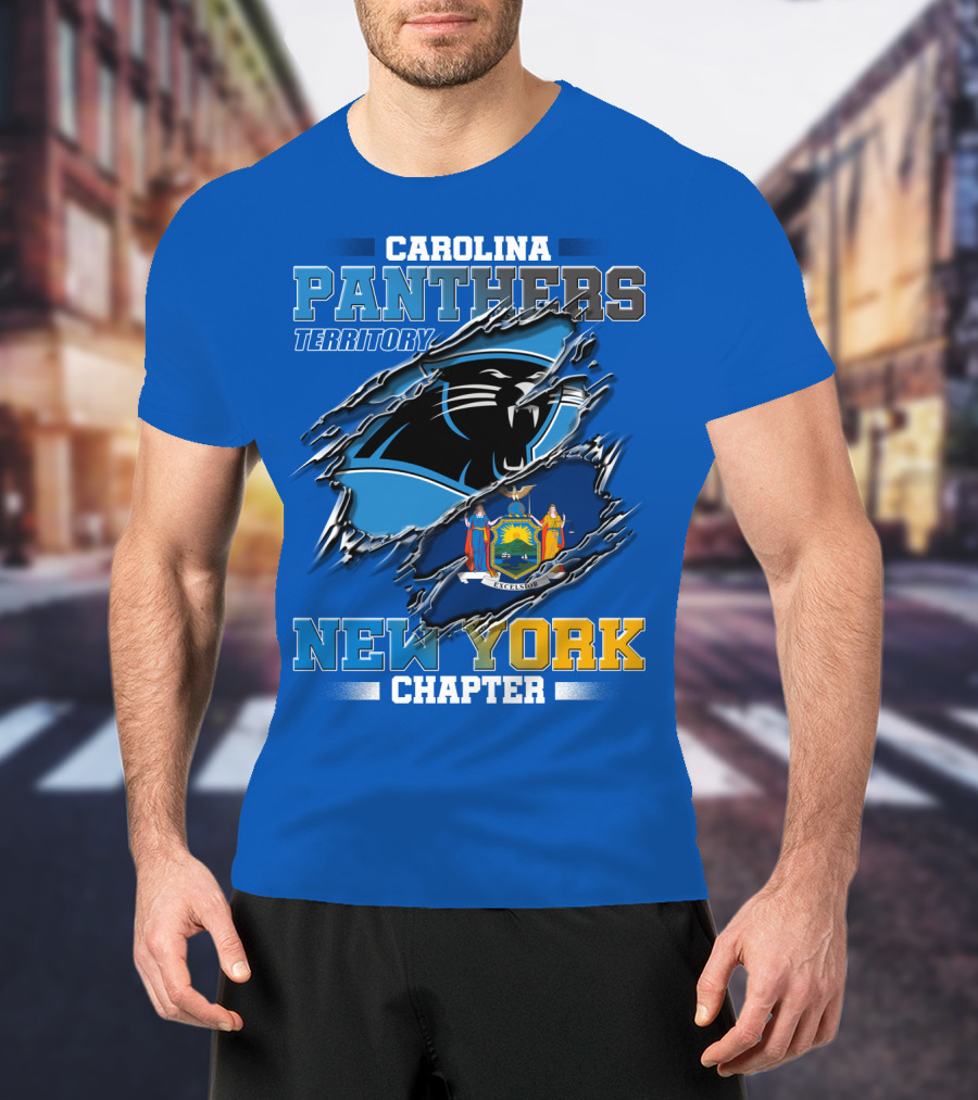 Carolina Panthers Territory New York Chapter T-Shirt