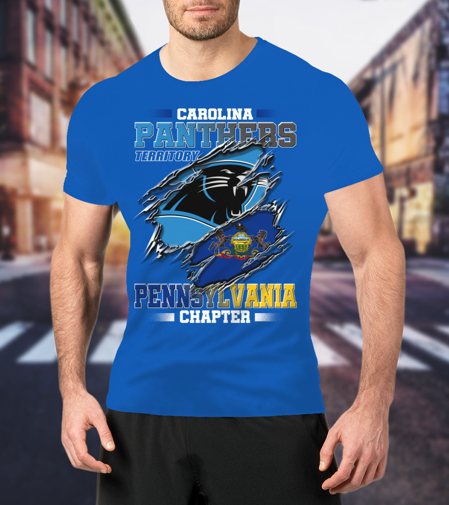 Carolina Panthers Territory Pennsylvania Chapter T-Shirt