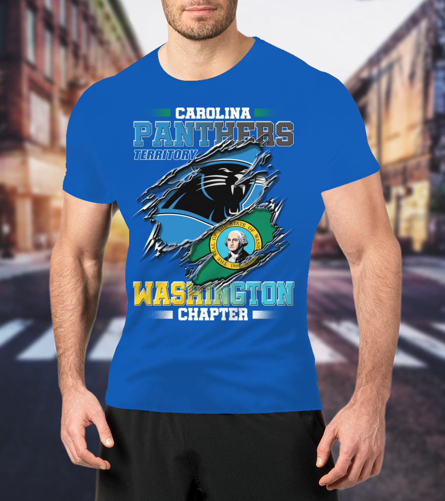 Carolina Panthers Territory Washington Chapter T-Shirt
