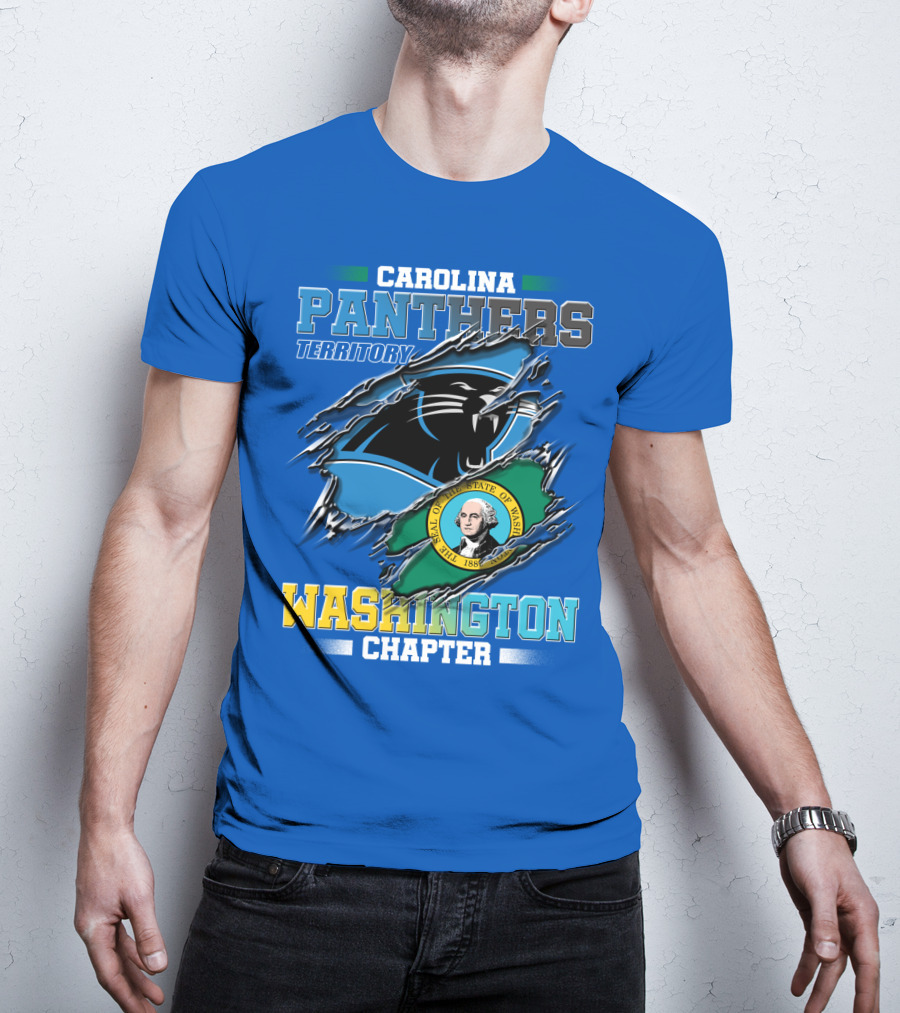 Carolina Panthers Territory Washington Chapter T-Shirt