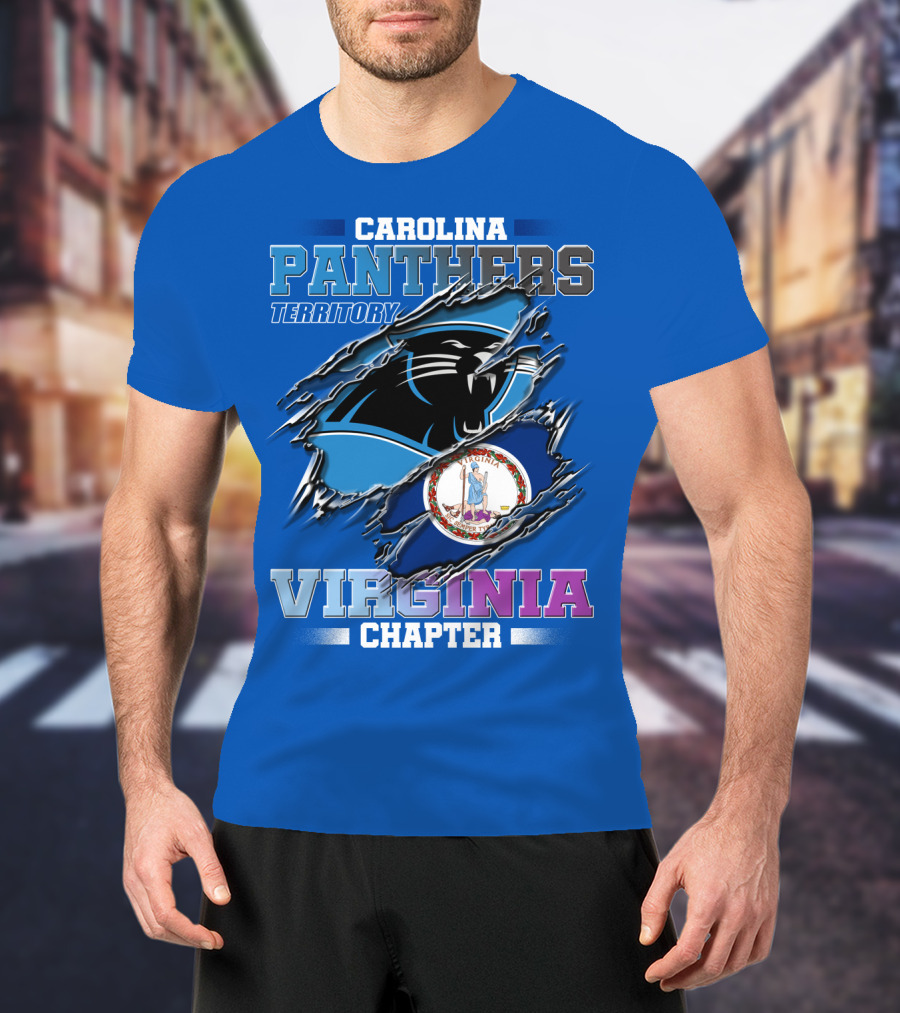Carolina Panthers Territory Virginia Chapter T-Shirt