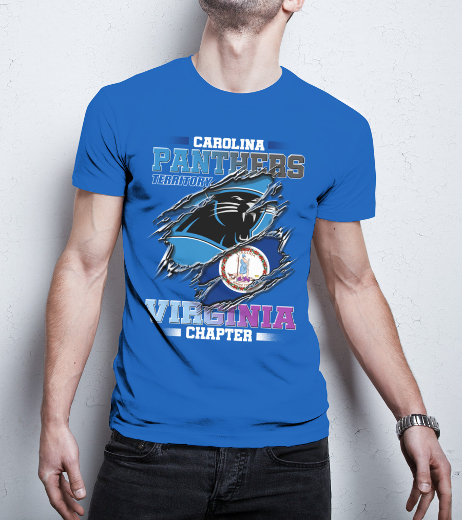 Carolina Panthers Territory Virginia Chapter T-Shirt