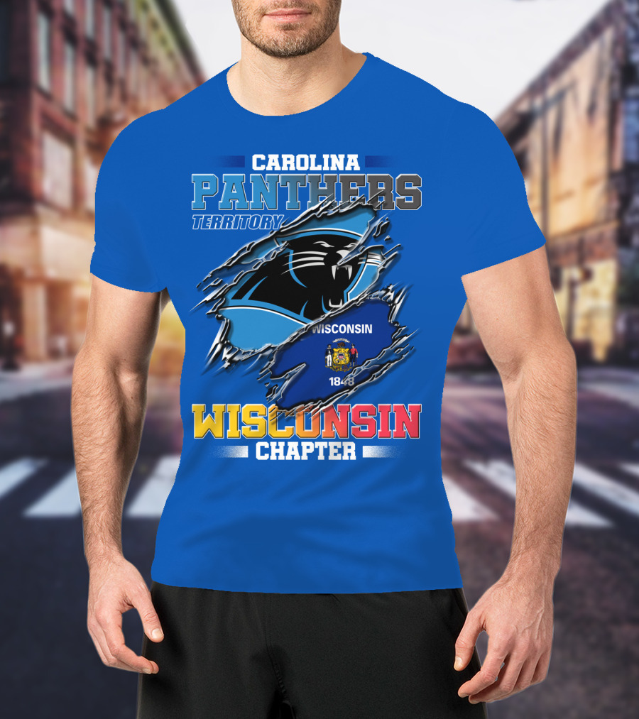 Carolina Panthers Territory Wisconsin Chapter T-Shirt