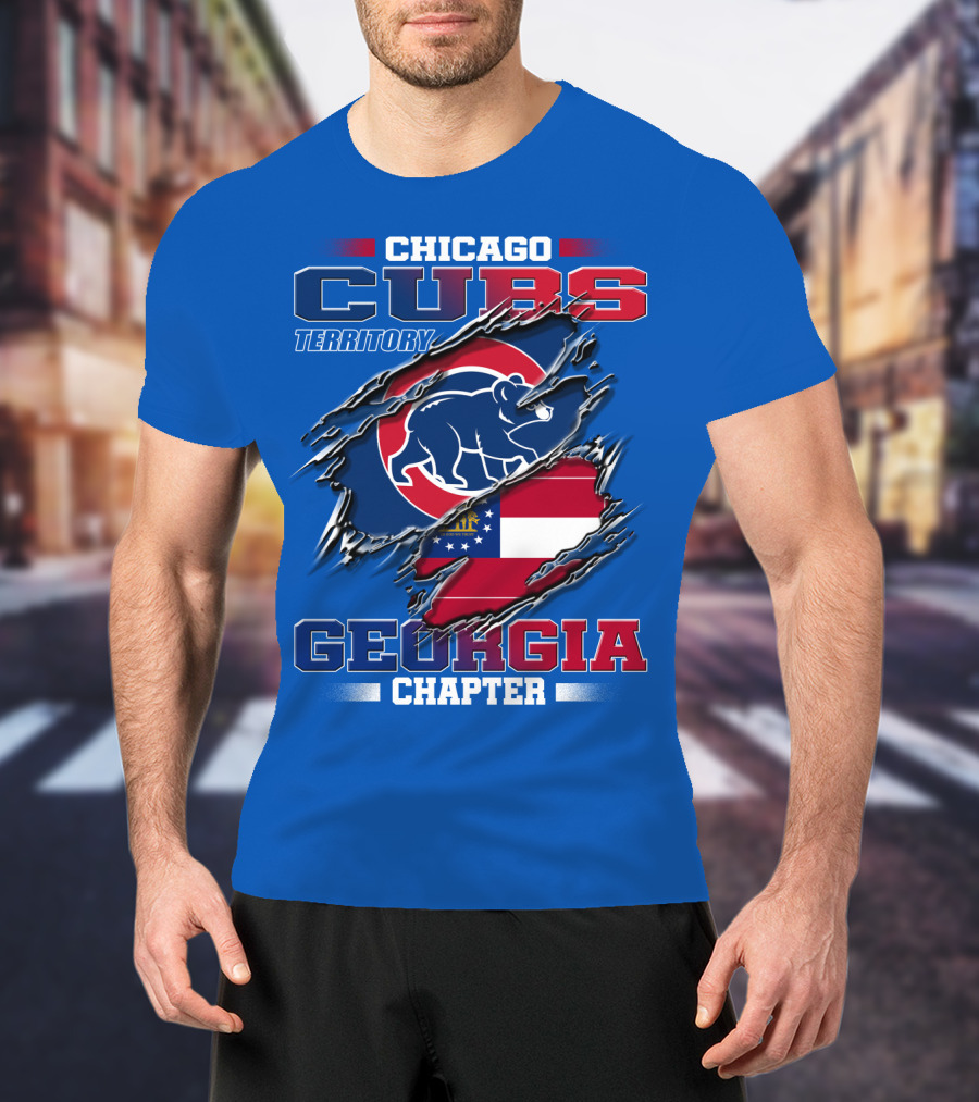 Chicago Cubs Territory Georgia Chapter T-Shirt