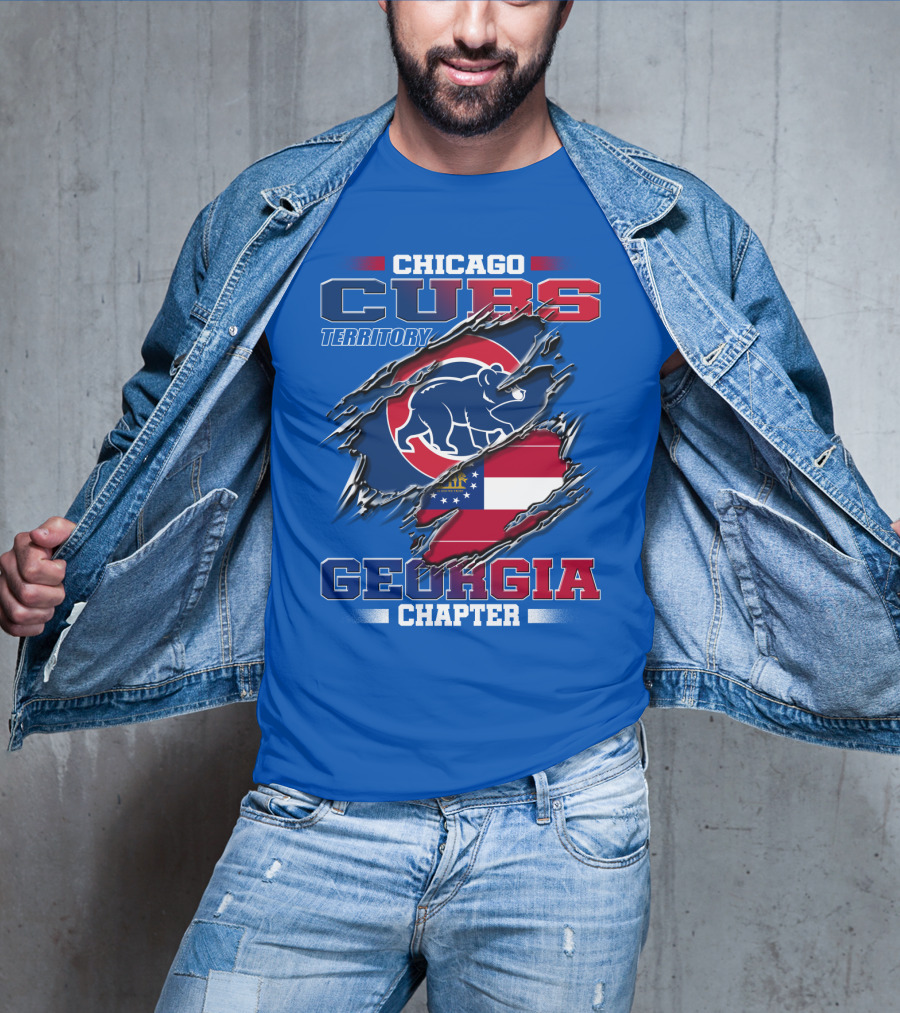 Chicago Cubs Territory Georgia Chapter T-Shirt