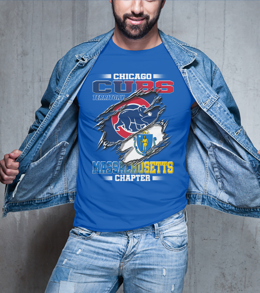 Chicago Cubs Territory Massachusetts Chapter T-Shirt